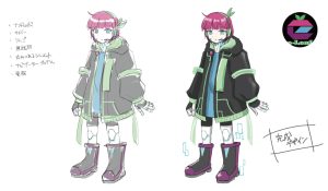 eーLeafの利用者様がイラストレータで製作したキャラクター